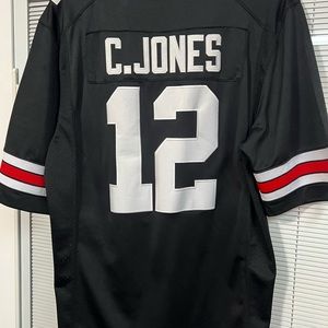 The Ohio State University C.Jones Large stitched football jersey. Nike.